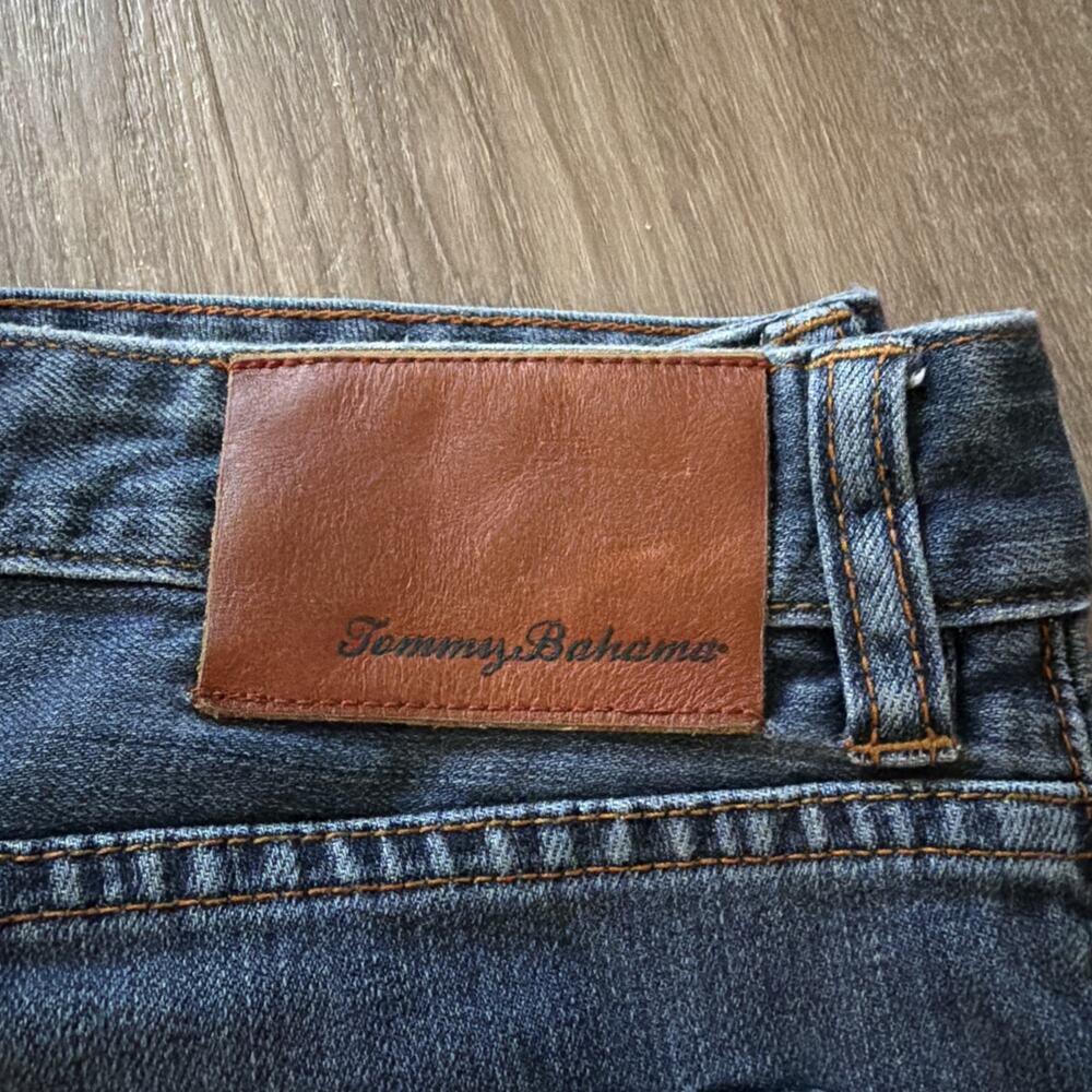 Tommy Bahama Authentic Straight Jeans Relax Blue Denim‎ Cotton Blend Men 36x32 - Picture 2 of 11